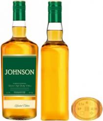 JOHNSON BY ORIGINAL TECHNOLOGY LIMITED HIGH QUALITY EDITION DISTILLED AND MATURED IN TWO DISTINCT CASCS Alc. 40% e 0,5L