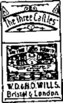 The Three Caftles WD & HO WILLS Bristol & London