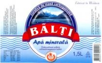 Apă minerală curativă de masă carbogazoasă BĂLŢI