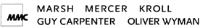 MMC MARSH MERCER KROLL GUY CARPENTER OLIVER WYMAN