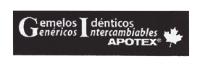 GEMELOS IDENTICOS GENERICOS INTERCAMBIABLES APOTEX