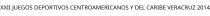 XXII JUEGOS DEPORTIVOS CENTROAMERICANOS Y DEL CARIBE VERACRUZ 2014