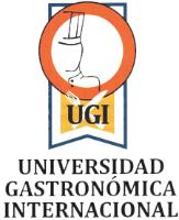 U G I UNIVERSIDAD GASTRONÓMICA INTERNACIONAL