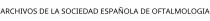 ARCHIVOS DE LA SOCIEDAD ESPAÑOLA DE OFTALMOLOGIA