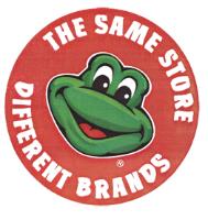 THE SAME STORE DIFFERENT BRANDS