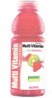 MULTI VITAMIN ENHANCED WATER DRINK YOUR MULTI VITAMIN KIWI STRAWBERRY RECOVERY
