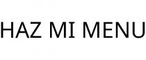 HAZ MI MENU