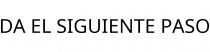 DA EL SIGUIENTE PASO