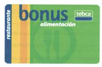 RESTAURANTE BONUS TEBCA ALIMENTACIÓN