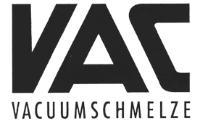 VAC VACUUMSCHMELZE