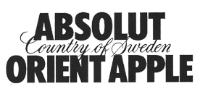 ABSOLUT COUNTRY OF SWEDEN ORIENT APPLE