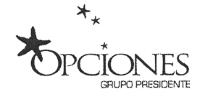 OPCIONES GRUPO PRESIDENTE