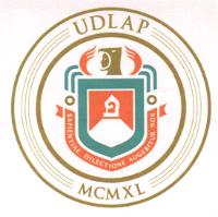UDLAP SAPIENTIAE DILECTIONE AUGEBITUR NOS MCMXL