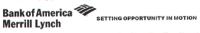 BANK OF AMERICA MERRILL LYNCH SETTING OPPORTUNITY IN MOTION