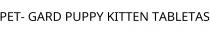 PET- GARD PUPPY KITTEN TABLETAS