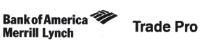BANK OF AMERICA MERRILL LYNCH TRADE PRO