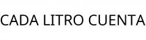 CADA LITRO CUENTA