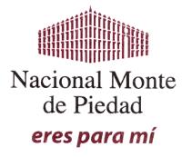 NACIONAL MONTE DE PIEDAD ERES PARA MÍ