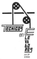 TÉCNICOS EN ELEVADORES ACP 1980