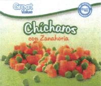 GREAT VALUE CHÍCHAROS CON ZANAHORIA GREAT VALUE 100 SATISFACCIÓN O LA DEVOLUCIÓN DE TU DINERO