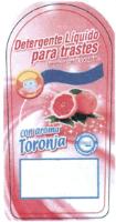 DETERGENTE LÍQUIDO PARA TRASTES LIMPIEZA FÁCIL Y RÁPIDO CON AROMA TORONJA GREAT VALUE 100 SATISFACCIÓN O LA DEVOLUCIÓN DE TU DINERO