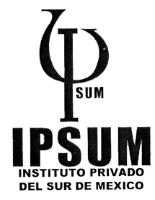 IPSUM INSTITUTO PRIVADO DEL SUR DE MEXICO