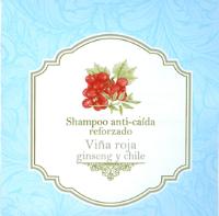 SHAMPOO ANTI-CAÍDA REFORZADO VINA ROJA GINSENG Y CHILE