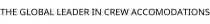 THE GLOBAL LEADER IN CREW ACCOMODATIONS