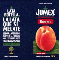 LATA BOTELLA LA LATA QUE SÍ ME LATE JUMEX ES FRUTA FRUTA NADA MÁS EL NÉCTAR DE TODA LA VIDA JUMEX EXCELENCIA EN CALIDAD MUNDIAL JUMEX ES FRUTA FRUTA NADA MÁS