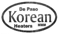 KOREAN MMM HEATERS