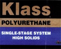 KLASS POLYURETHANE SINGLE-STAGE SYSTEM HIGH SOLIDS UNIPAR