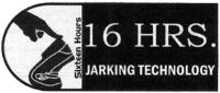 SIXTEEN HOURS 16 HRS. JARKING TECHNOLOGY