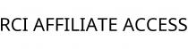 RCI AFFILIATE ACCESS