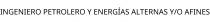 INGENIERO PETROLERO Y ENERGÍAS ALTERNAS Y/O AFINES