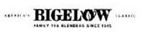 BIGELOW AMERICA'S CLASSIC FAMILY TEA BLENDERS SINCE 1945