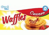 GREAT VALUE GREAT VALUE 100 SATISFACCIÓN O LA DEVOLUCIÓN DE TU DINERO WAFFLES CASERO