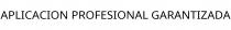 APLICACION PROFESIONAL GARANTIZADA