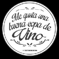 ME GUSTA UNA BUENA COPA DE VINO BY KATAMANIACOS