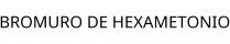 BROMURO DE HEXAMETONIO