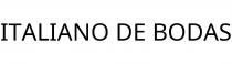 ITALIANO DE BODAS