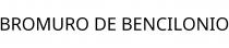 BROMURO DE BENCILONIO