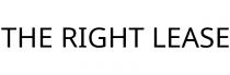 THE RIGHT LEASE