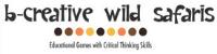 B-CREATIVE WILD SAFARIS EDUCATIONAL GAMES WITH CRITICAL THINKING SKILLS