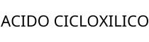 ACIDO CICLOXILICO