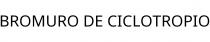 BROMURO DE CICLOTROPIO