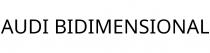 AUDI BIDIMENSIONAL