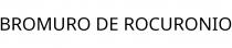 BROMURO DE ROCURONIO