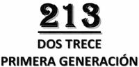 213 DOS TRECE PRIMERA GENERACIÓN