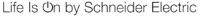 LIFE IS ON BY SCHNEIDER ELECTRIC