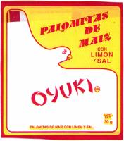 PALOMITAS DE MAIZ CON LIMON Y SAL OYUKI